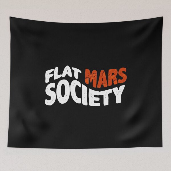 Item preview, Flat Mars Society Funny Space Science Humor Gift designed and sold by alenaz.