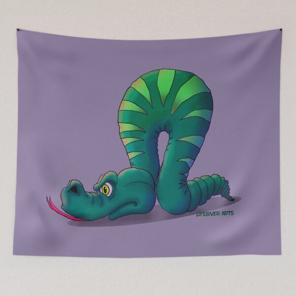 Item preview, Angry snake Character Art designed and sold by lifeloverarts.