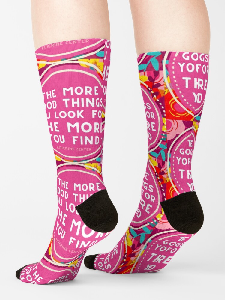Thumbnail 4 of 5, Socks, More Good Things designed and sold by KatherineCenter.