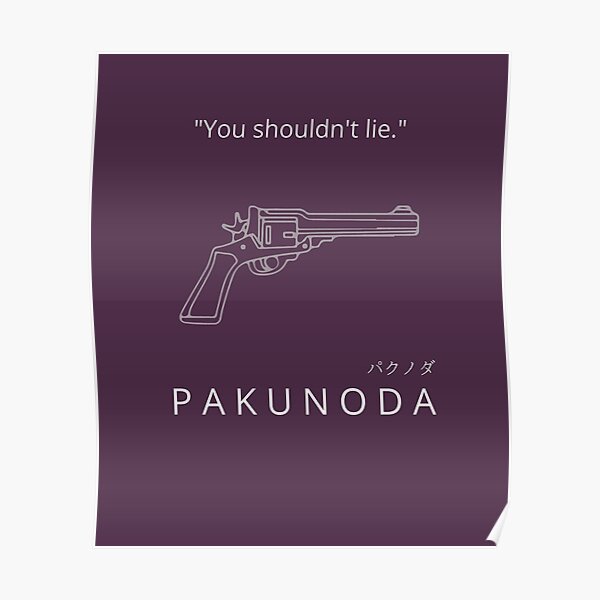 You shouldn't be binding. Pakunoda. Spider. Hunter Poster