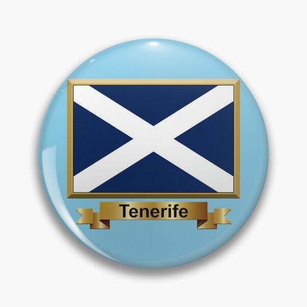 Item preview, Tenerife Flag Gifts, Masks, Stickers & Products (N) designed and sold by mpodger.
