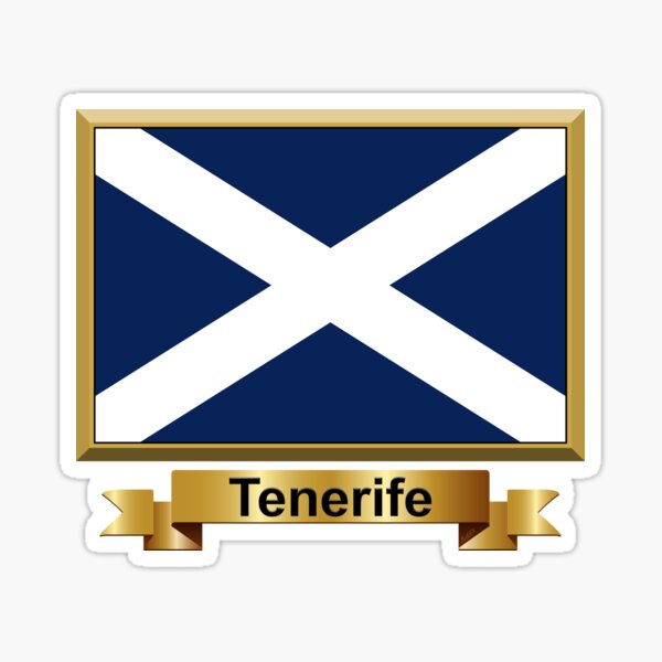 Item preview, Tenerife Flag Gifts, Masks, Stickers & Products (N) designed and sold by mpodger.