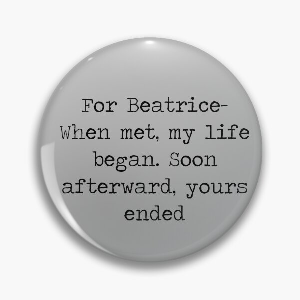 Item preview, Beatrice Dedication- Book 6 designed and sold by H Works.