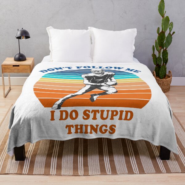 Item preview, Don't Follow Me I Do Stupid Things Football designed and sold by fourstripes.