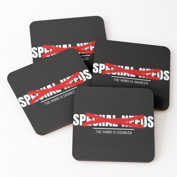 Item preview, Special Needs (crossed out) the Word Is Disabled designed and sold by Disabledland.