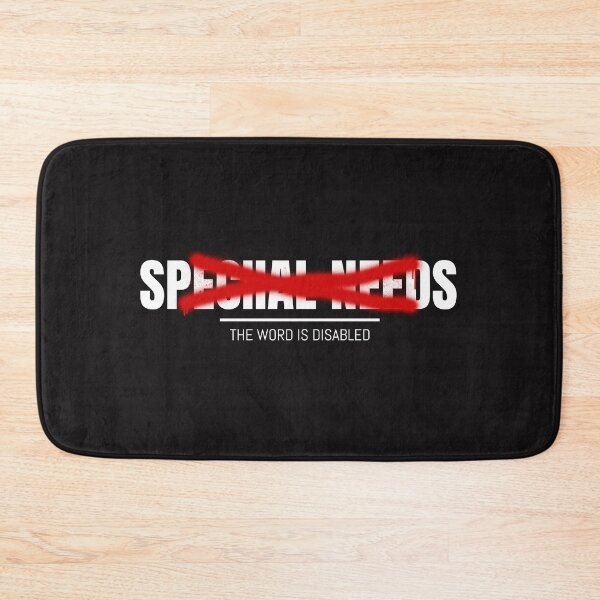 Item preview, Special Needs (crossed out) the Word Is Disabled designed and sold by Disabledland.