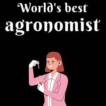 Artwork thumbnail, Amazing woman Agronomist funny gift idea for friend and farm job workers by chi vana