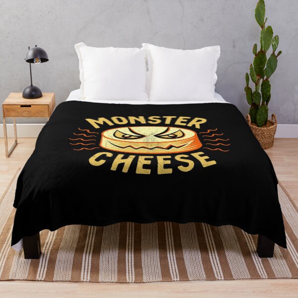 Item preview, Monster Cheese - Funny Cartoon Muenster Cheese Creature designed and sold by bonmotto.