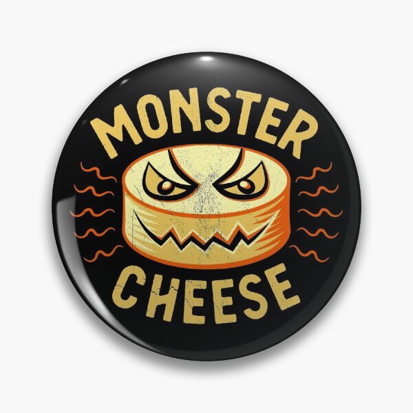 Item preview, Monster Cheese - Funny Cartoon Muenster Cheese Creature designed and sold by bonmotto.