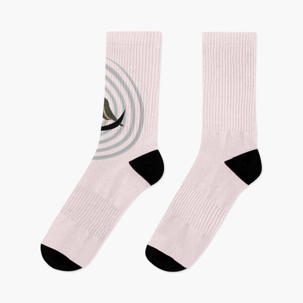 Item preview, Love is in the air with this beautiful pair of simple valentine love birds - baby pink and soft grey designed and sold by Caroline Laursen.