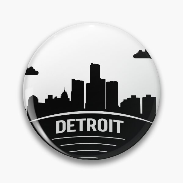 Item preview, Detroit city skyscraper skylines designed and sold by 4800cash.