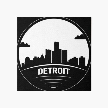 Artikel-Vorschau von Wolkenkratzer-Skylines der Stadt Detroit, designt und verkauft von 4800cash.