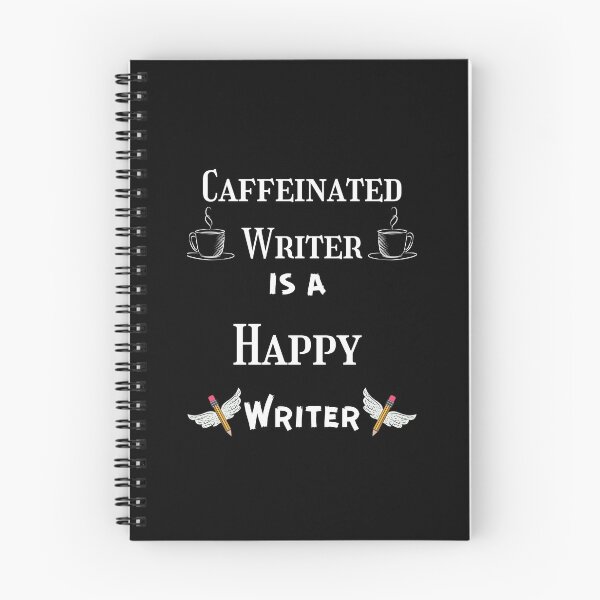Item preview, Caffeinated Writer Happy Writer Funny Coffee Lovers designed and sold by piskwi.