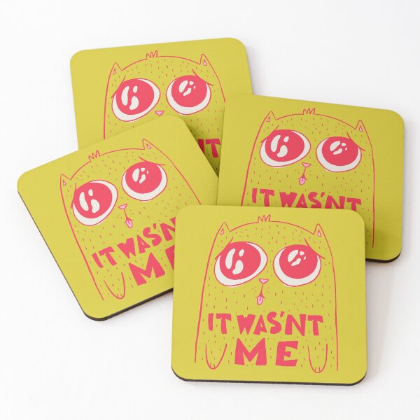 Item preview, Cute cat with the quote "It wasn't me" designed and sold by jasebro.