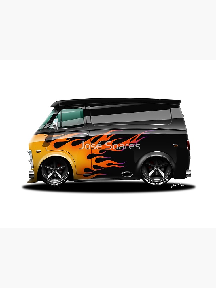 Van flames sales