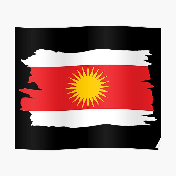 "Exidxan flag Yezide jesiden Tausi melek gift" Poster for Sale by ...