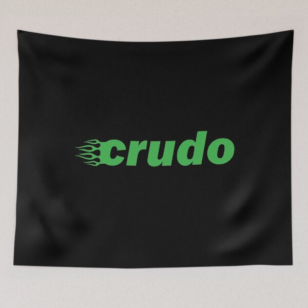 Item preview, Green Crudo With Fire designed and sold by CrudoMerch.