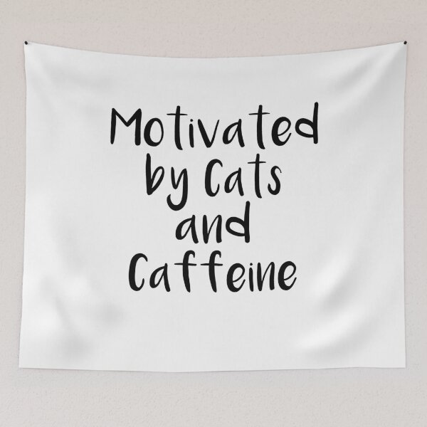 Item preview, Motivated By Cats And Caffeine designed and sold by KatarinaReese.