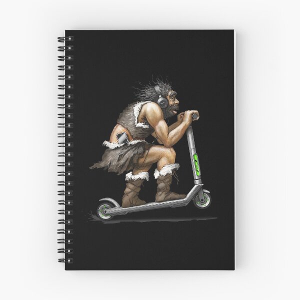 Item preview, Old Cave Man On Electric Scooter designed and sold by FD-Design.