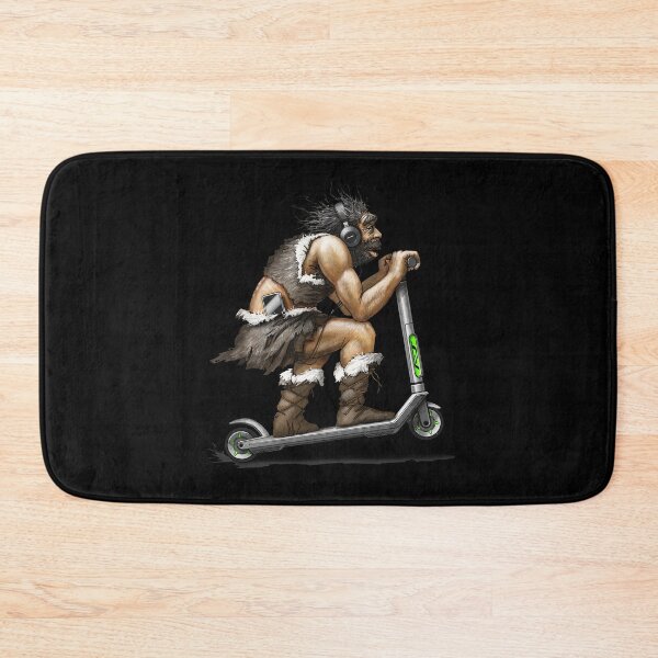 Item preview, Old Cave Man On Electric Scooter designed and sold by FD-Design.