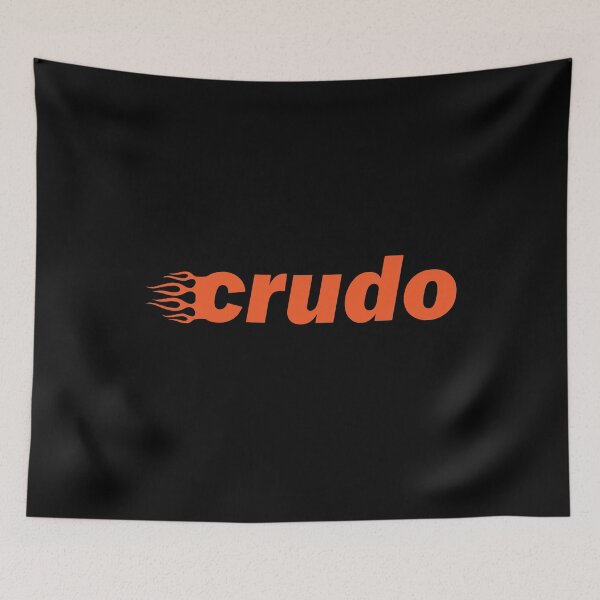 Item preview, Orange Crudo With Fire designed and sold by CrudoMerch.