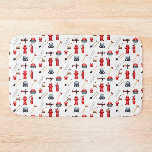 Item preview, Cartoon Fireman tools pattern, Awesome gift for fireman jobs lovers  designed and sold by abdelhak2005.