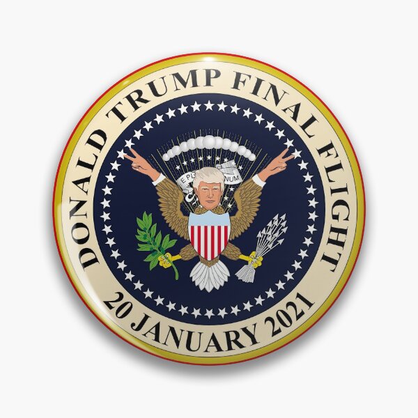 Item preview, Donald Trump Final Flight 20 January 2021 designed and sold by SolidEarthArt.