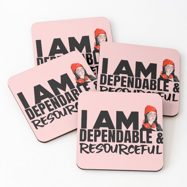 Item preview, I am dependable and resourceful Positive Affirmation designed and sold by PositiveStudio.