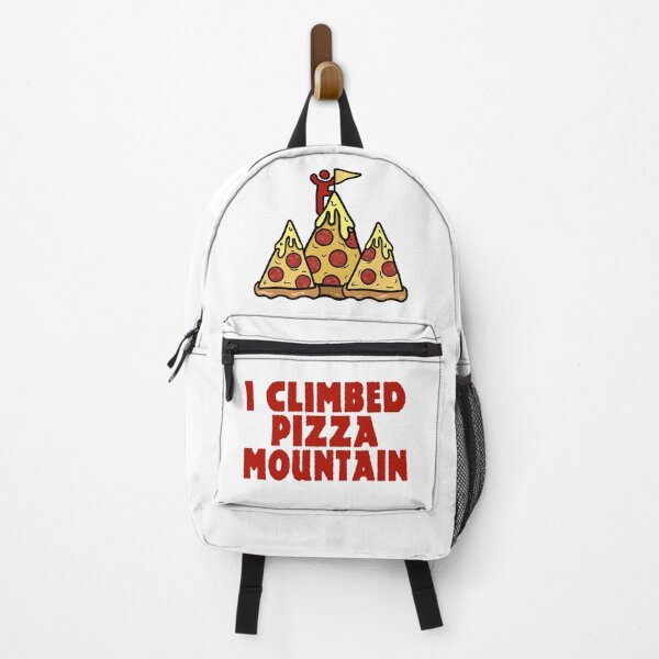 Item preview, I Climbed Pizza Mountain (F1) designed and sold by MinaMonsterMash.