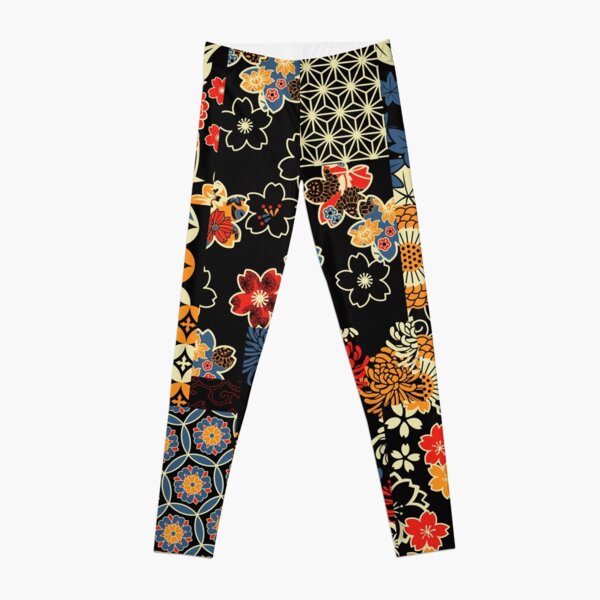 Anime Leggings, Cartoon Yoga Pant, Dance Legging, Flower Printed Pants,  Activewear for Women, Exercise Clothing, Gym Workout Clothes 