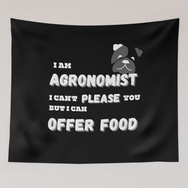 Item preview, Agronomist offer food dog funny gift idea for friend and farm job workers designed and sold by chi vana.