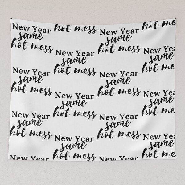 Item preview, new year same hot mess designed and sold by JocelynCrafts.