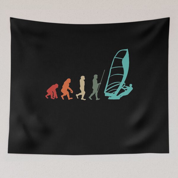 Item preview, Windsurfer Retro Surfer Windsurf Evolución Windsurf designed and sold by Lenny Stahl.