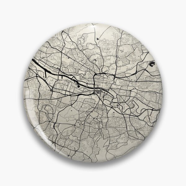 Item preview, Glasgow Scotland Vintage Street Map With Co-ordinates designed and sold by RossWilson12.