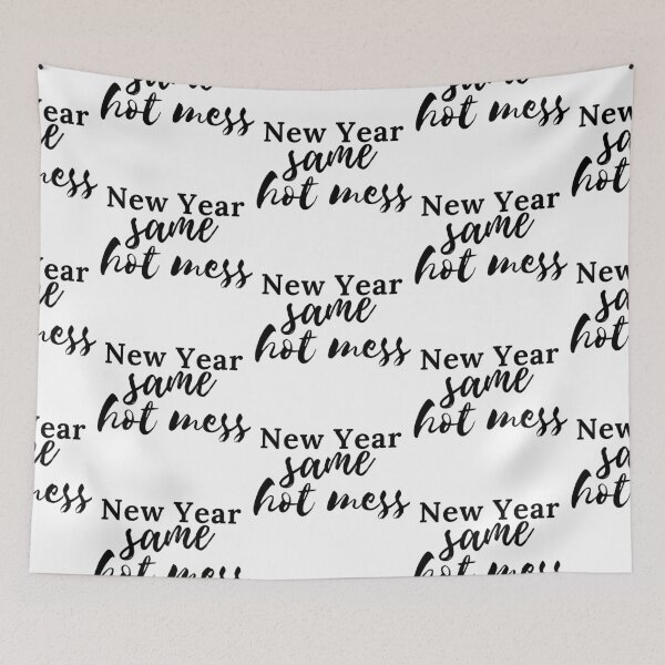Item preview, new year same hot mess designed and sold by JocelynCrafts.
