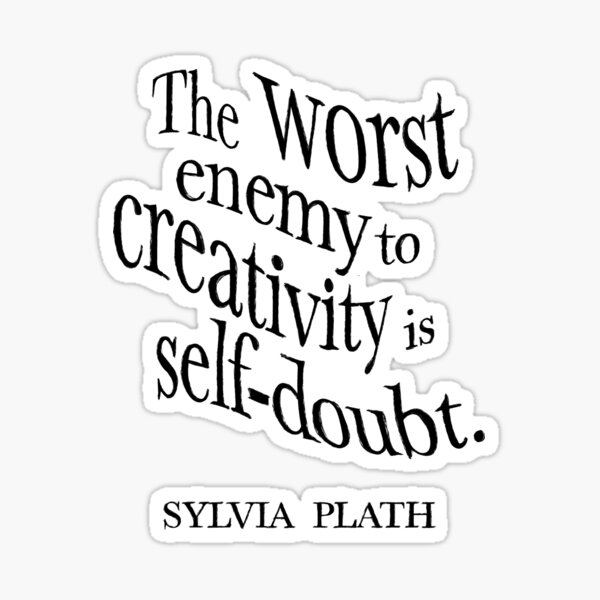Item preview, Sylvia Plath - Self Doubt designed and sold by SquiffyDesigns.