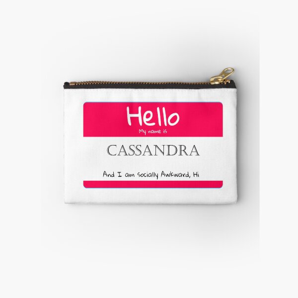 Item preview, My Name is Cassandra And I Am Socially Awkward designed and sold by IcyTees.