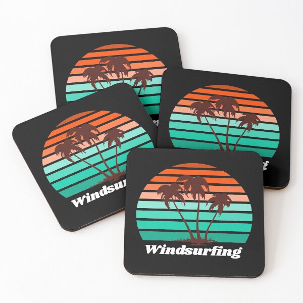 Item preview, Windsurfing sunset with palm trees: love for windsurfing gift for windsurfers designed and sold by JJWilsonTees.