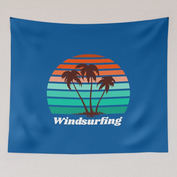 Item preview, Windsurfing sunset with palm trees: love for windsurfing gift for windsurfers designed and sold by JJWilsonTees.