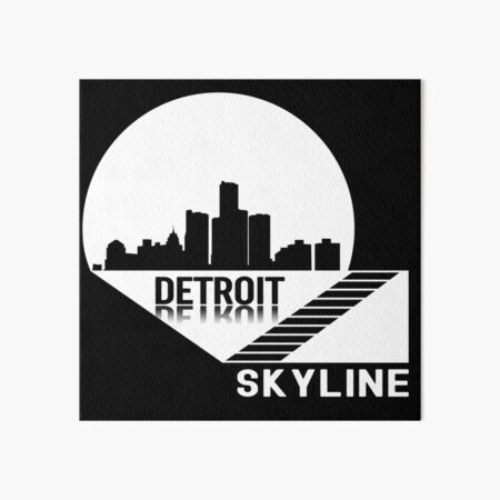 Artikel-Vorschau von Wolkenkratzer Skyline von Detroit City, designt und verkauft von 4800cash.