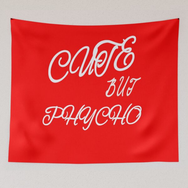 Item preview, CUTE BUT psycho  designed and sold by Hamaridukaan.