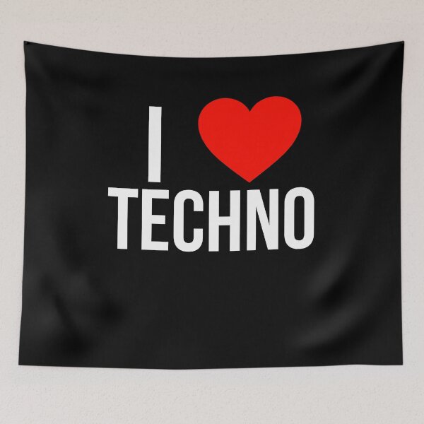 Item preview, I Love Techno  designed and sold by Express YRSLF.