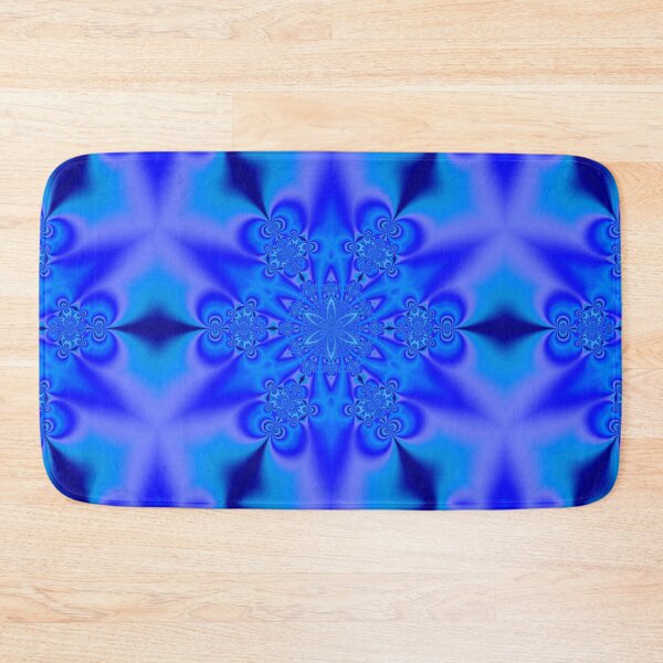 Artikelvorschau, Kaleidoscope Deep Blue Star - Cool Color Symmetry entworfen und verkauft von gphotobox.