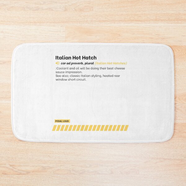 Item preview, Italian Hot Hatch - funny, classified ad car buying proverbs defined designed and sold by PedalLoud.