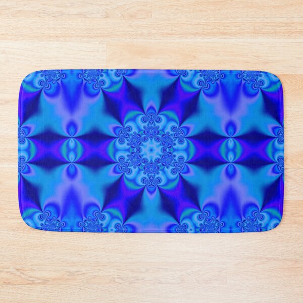 Artikelvorschau, Kaleidoscope Deep Blue Star II - Cool Color Symmetry entworfen und verkauft von gphotobox.