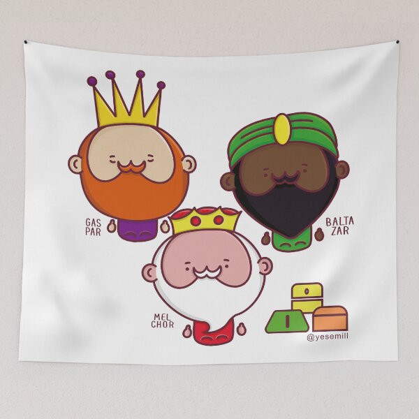 Item preview, Reyes Magos / Three Kings designed and sold by yesemill.