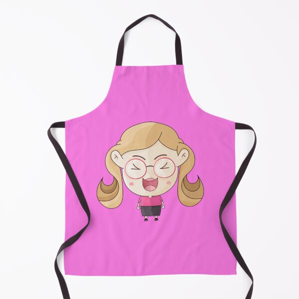 Item preview, Funny cute girl with Big head illustration designed and sold by NajoFashions.