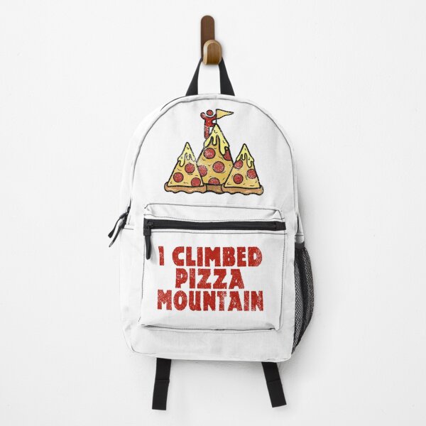 Item preview, I Climbed Pizza Mountain (F1 Distressed) designed and sold by MinaMonsterMash.