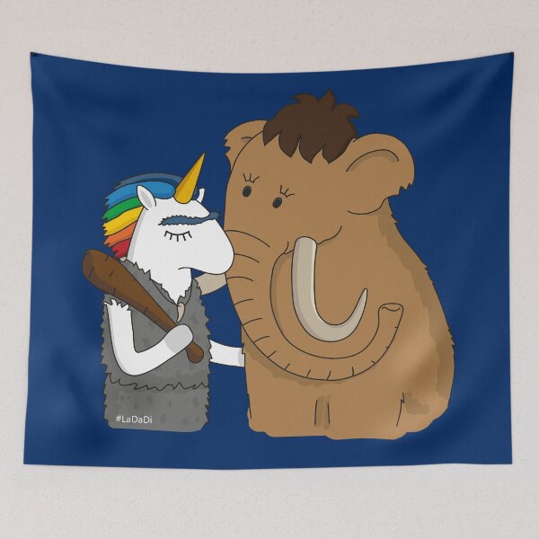 Item preview, Stone age unicorn designed and sold by LaDaDi.