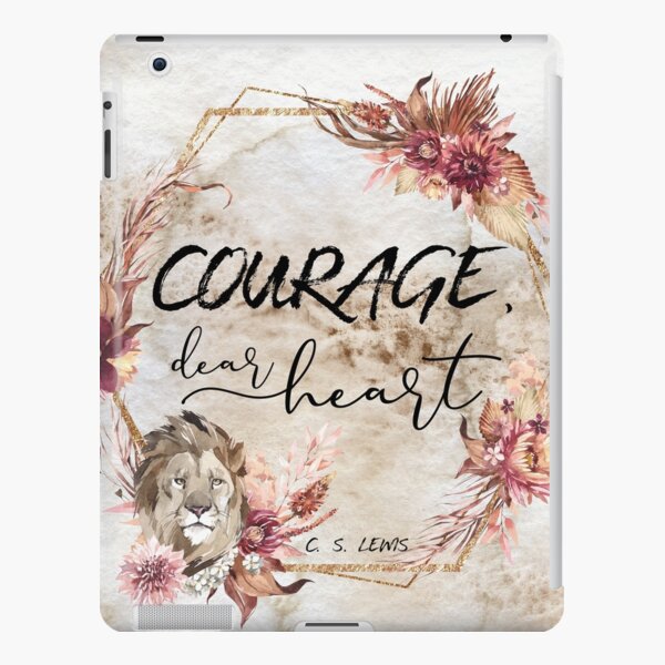Lion's Heart of Courage iPad Snap Case